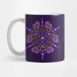 Purple Love Mandala Mug